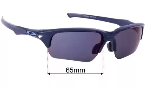 Oakley Flak Beta OO9372 (Low Bridge Fit) Replacement Lenses 65mm wide 