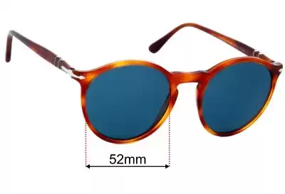 Persol 3285-S Replacement Lenses 52mm wide 