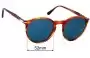 Sunglass Fix Ersatzgläser für Persol 3285-S - 52mm Wide 
