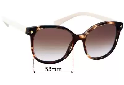 Prada SPR22Z Replacement Lenses 53mm wide 