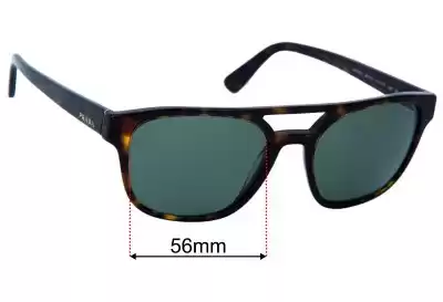 Prada SPR23V Ersatzgläser 56mm wide 