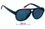 Sunglass Fix Replacement Lenses for Polo Polo PH 4123 - 58mm Wide 