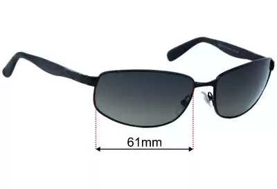 Ray-Ban RB3254 Replacement Lenses 61mm wide 