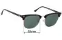 Sunglass Fix Replacement Lenses for Ray-Ban RB3016F Clubmaster - 55mm Wide 