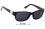 Sunglass Fix Lentes de Repuesto para Rodenstock R3246 - 57mm Wide 