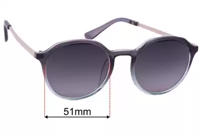 SolarX 66241 Replacement Lenses 51mm wide 