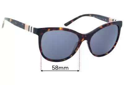 Burberry B 4199 Replacement Lenses 58mm wide 