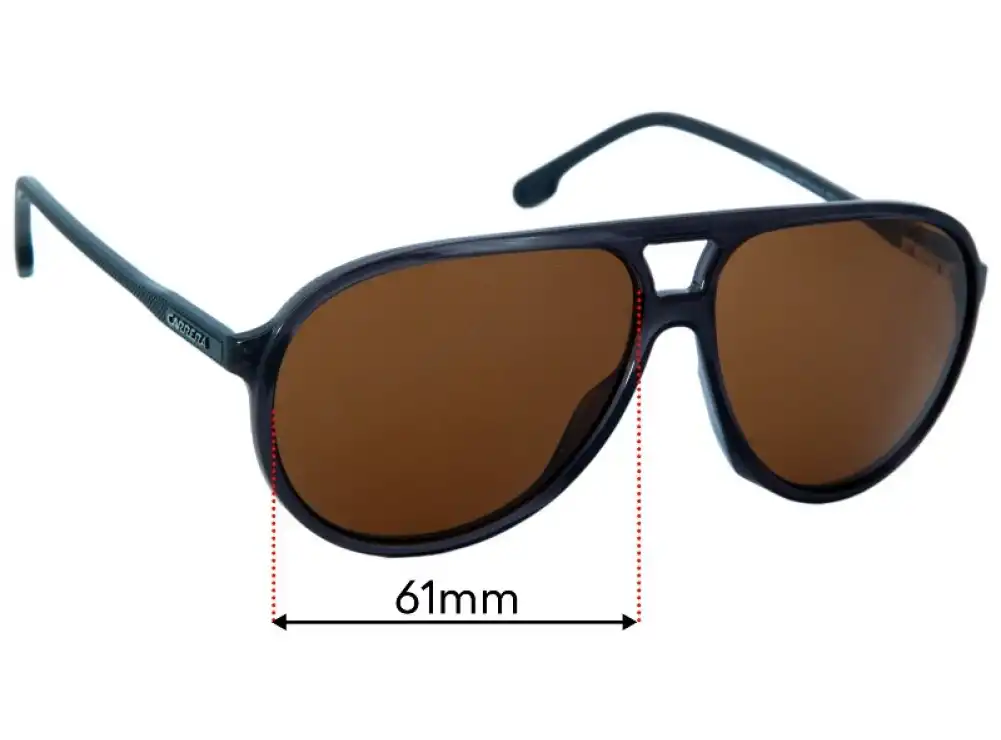 Sunglass Fix Replacement Lenses for Carrera 237/S - 61mm Wide Sunglass Fix Replacement Lenses for Carrera 237/S - 61mm Wide
