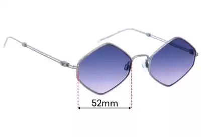 Emporio Armani EA2085 Replacement Lenses 52mm wide 