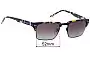 Sunglass Fix Replacement Lenses for Jeff Banks JB Sun Rx 04 - 52mm Wide 