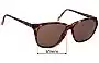 Sunglass Fix Replacement Lenses for Oroton  0965 - 61mm Wide 
