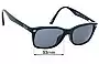 Sunglass Fix Verres de Remplacement pour Ray-Ban RB5228-F (Low Bridge Fit) - 53mm Wide 