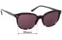Sunglass Fix Replacement Lenses for Tory Burch TY7131 - 55mm Wide 