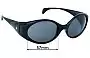 Sunglass Fix Replacement Lenses for Bolle Puff Adder - 57mm Wide 