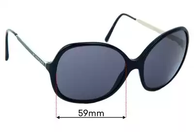 Burberry B 4126 Replacement Lenses 59mm wide 