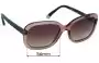 Sunglass Fix Replacement Lenses for Chanel 5329 - 56mm Wide 