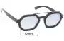 Sunglass Fix Ersatzgläser für Childe Exit-B - 55mm Wide 