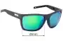 Sunglass Fix Lentes de Repuesto para Costa Del Mar Pargo - 61mm Wide 