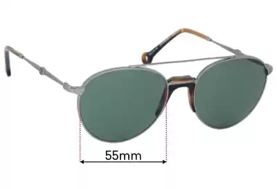 Deus Ex Machina DEUS Sun Rx 5 Replacement Lenses 55mm wide 