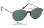 Sunglass Fix Replacement Lenses for Deus Ex Machina DEUS Sun Rx 5 - 55mm Wide 