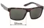 Sunglass Fix Ersatzgläser für Dragon Space LL - 59mm Wide 