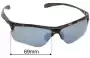 Sunglass Fix Lentes de Repuesto para Gidgee Elite - 69mm Wide 