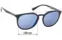 Sunglass Fix Verres de Remplacement pour Emporio Armani EA4103 - 56mm Wide 
