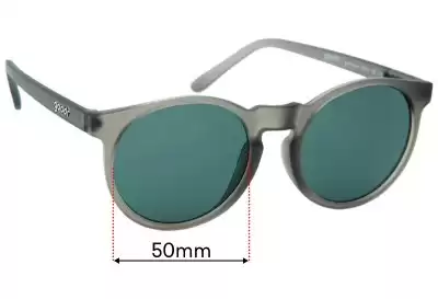 Goodr They Were Out of Black Verres de Remplacement 50mm wide 