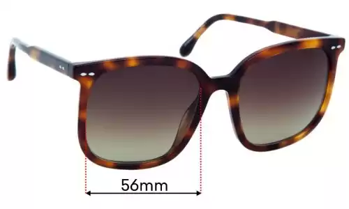 Sunglass Fix Replacement Lenses for Isabel Marant IM0008/G/S - 56mm Wide Sunglass Fix Replacement Lenses for Isabel Marant IM0008/G/S - 56mm Wide