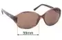 Sunglass Fix Ersatzgläser für Maui Jim MJ221 Ginger - 59mm Wide 