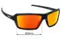 Sunglass Fix Replacement Lenses for Oakley Cables OO9129 - 63mm Wide 
