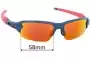 Sunglass Fix Verres de Remplacement pour Oakley Flak 2.0 XXS OJ9008 - 58mm Wide 