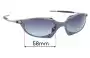 Sunglass Fix Ersatzgläser für Oakley X Metal Romeo 1.0 - 58mm Wide 