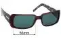 Sunglass Fix Replacement Lenses for Oroton  Voyager - 56mm Wide 
