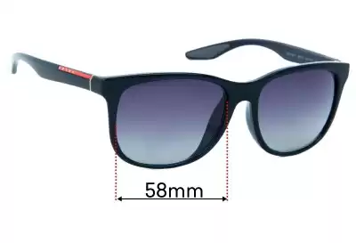 Prada SPS03O-F Ersatzgläser 58mm wide 