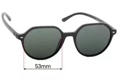 Ray-Ban RB2195 Thalia Replacement Lenses 53mm wide 