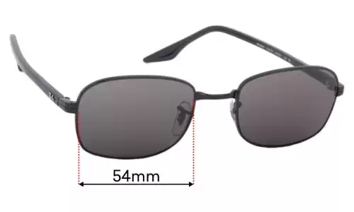 Ray-Ban RB3690 Replacement Lenses 54mm wide 