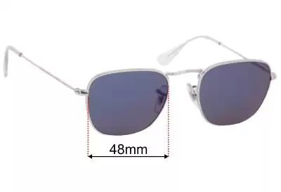 Ray-Ban RB3857 Frank Replacement Lenses 48mm wide 
