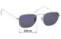 Sunglass Fix Ersatzgläser für Ray-Ban RB3857 Frank - 48mm Wide 