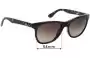 Sunglass Fix Replacement Lenses for Ray-Ban RB4184 - 54mm Wide 