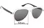 Sunglass Fix Ersatzgläser für Ray-Ban RB4376 - 57mm Wide 