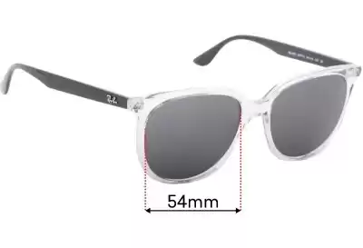 Ray-Ban RB4378 Ersatzgläser 54mm wide 