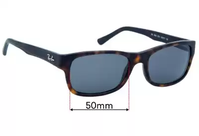 Ray-Ban RB5268 Replacement Lenses 50mm wide 