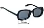 Sunglass Fix Replacement Lenses for Saint Laurent  SL 245 - 51mm Wide 