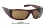 Sunglass Fix Replacement Lenses for Smith The Don - 63mm Wide 