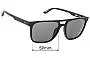 Sunglass Fix Replacement Lenses for Spy Optic Czar - 59mm Wide 