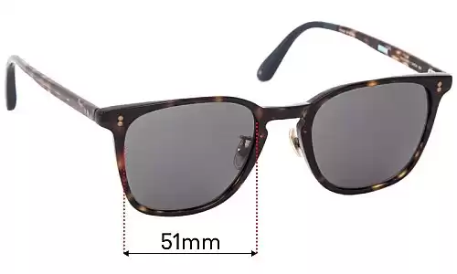 Toms Emerson Replacement Sunglass Lenses - 51mm 