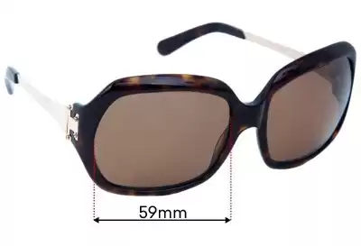 Tory Burch TY7009 Replacement Lenses 59mm wide 