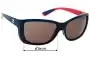 Sunglass Fix Verres de Remplacement pour Zeal Idyllwild - 61mm Wide 
