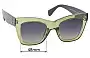 Sunglass Fix Replacement Lenses for AJ Morgan 53731 - 48mm Wide 